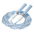 thumbnail image 1 of serony Adjustable Steel Jump Rope Beaded Heavy Skipping Rope for Kids Women Men Fitness, 1 of 8