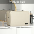thumbnail image 2 of My Travel Dream Travel Makeup Bag for Women,Waterproof Leather Cosmetic Bag Portable Toiletry Bag,Travel Case,Cosmetic Organizer Tools, 2 of 9