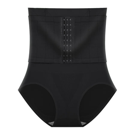 

Women Waist Trainer Panties Butt Lifter Shapewear High Waist Double Tummy Control Shorts Slim Body Shaper