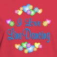 thumbnail image 3 of CafePress - I Love Line Dancing Women's Dark T Shirt - Women's Traditional Fit Dark T-Shirt, 3 of 4