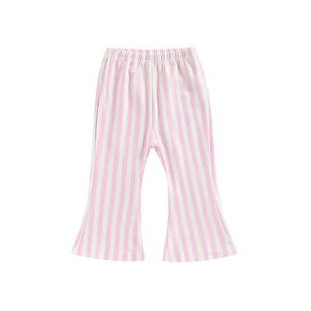 

Baby Girl Stripes Pants Baby Bell Bottoms Toddler Flare Pants Spring Summer Clothes