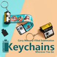 thumbnail image 4 of 24 Pack Sublimation Memory Film Roll Keychain, Double Sided Sublimation Blank Camera Film Roll Canister Keychain, 4 of 6