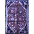 thumbnail image 1 of Ahgly Company Machine Washable Indoor Rectangle Persian Blue Traditional Area Rugs, 5' x 8', 1 of 4