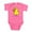 Raspberry, variant on CafePress - Duck (Strait Forward) 6 Body Suit - Cute Infant Bodysuit Baby Romper - Size Newborn - 24 Months