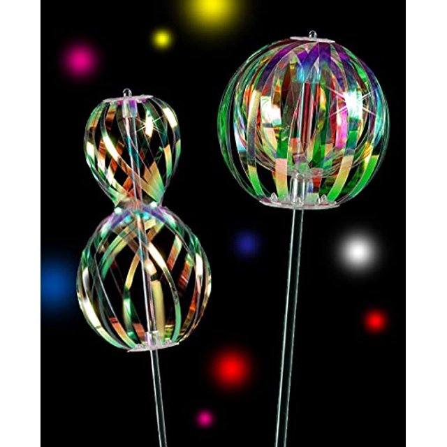 Palo Giratorio Arcoíris - Paquete de 4 - Varita de Burbuja de Fiesta Mágica - Girar Girar Sensory4u SENSORY4U