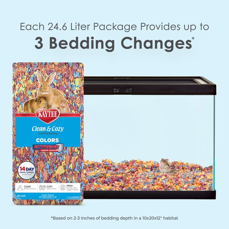 Colorful Paper Bedding for Small Animals, 24.6L photo 3