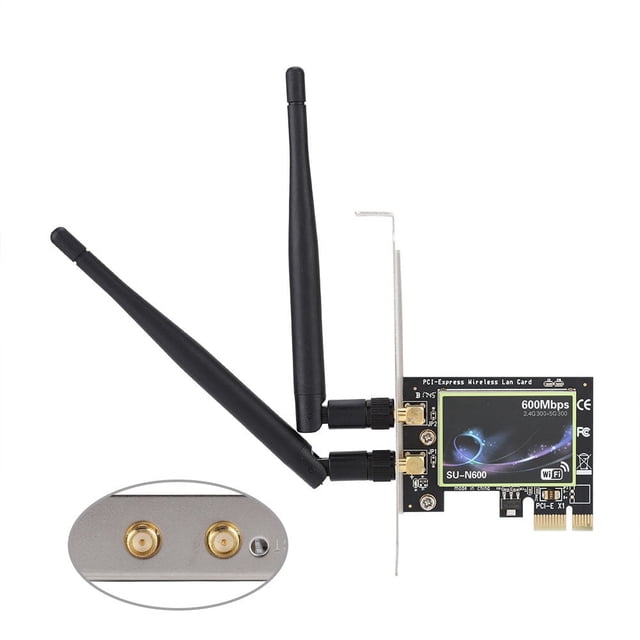 Tarjeta de red inalámbrica de alta velocidad Bling Bling SU N600 PCI-E para Windows