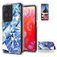 thumbnail image 1 of Funda antigolpes de doble capa con protector de pantalla para Motorola Moto G Stylus 5G 2024 (XT2419) (azul brillante/vidrio templado), 1 of 6