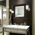 thumbnail image 3 of Westinghouse Sylvestre 1-Light Indoor Wall Fixture, Brushed Nickel Finish with Frosted Glass, 3 of 4
