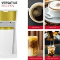 thumbnail image 4 of Holstein Housewares Personal Single Serve Coffee Maker Includes 14Oz. Stainless Steel Interior Thermal Travel Mug, White and Gold, 4 of 8