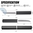 thumbnail image 2 of Double Tanto Knife, 2 in 1  Double Tanto Blades,  Stainless Outdoor Double Knife Set, 2 of 7