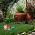thumbnail image 2 of Metal Yard Art Outdoor and Garden Animals Colorful Grasshopper, Garden Statues and Yard Art, Garden Yard Fence 3D Iron Ornaments, 2 of 6