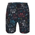 thumbnail image 3 of Balery Joystick Gamepad Traje de Baño Estilo Hawaiano para Hombre, Shorts de Secado Rápido con Bolsillos-X-Large, 3 of 6