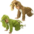 thumbnail image 4 of Disfraz de Halloween Cosplay Dinosaurio Lobo Lindo Pelele de Invierno para Bebé Mono de Dibujos Animados Cálido Suave Body, 4 of 5