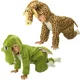 thumbnail image 4 of Disfraz de Halloween Cosplay Dinosaurio Lobo Lindo Pelele de Invierno para Bebé Mono de Dibujos Animados Cálido Suave Body, 4 of 5
