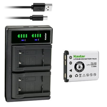 Kastar 1-Pack Battery and LTD2 USB Charger Compatible with Panasonic N4FUYYYY0018 N4FUYYYY0019 N4FUYYYY0046 N4FUYYYY0047 Battery Panasonic KX-TCA285 KX-TCA385 KX-UDT121 KX-UDT131