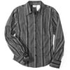 No Boundaries - Juniors Shimmer Stripe French Cuff Shirt