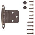 thumbnail image 3 of Hickory Hardware P140-25Pack 3/8" Inset Traditional Cabinet Door Hinge - Chrome, 3 of 6