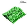 thumbnail image 3 of Uxcell 800Pcs Bag Twist Ties 6" Reusable Plastic Twist Ties Wire Cable Ties for Party Bread, Green, 3 of 6