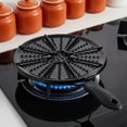 thumbnail image 6 of Parrilla para Arepas – Arepa Grill for Stovetop & Gas Burner, Heat Diffuser Plate for Even Cooking, Durable Enamel-Coated Iron with Non-Slip Handle – Perfect for Flatbread, Tortilla & More, 6 of 6