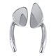 thumbnail image 5 of Espejo de calavera y esqueleto Jadeshay para motocicleta 1 Par espejo Universal Reflector materiales de Acero inoxidable, 5 of 8