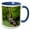Blue/White, variant on , Eastern Wild Turkey, Meleagris Gallopavo, Jake in Field, Holmes Co. Ms, 11oz Two-tone Yellow Mug