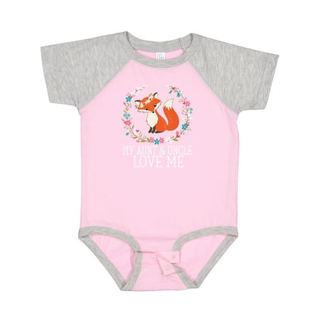 

Inktastic My Aunt and Uncle Love Me Fox for Niece Gift Baby Girl Bodysuit