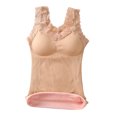 thumbnail image 1 of Sonducket Chaleco de nailon Chinlon para mujer, correa de hombro ajustable térmica, reemplazo reutilizable, lencería de invierno y otoño, ropa Ropa interior Color de piel Talla grande, 1 of 6