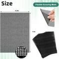 thumbnail image 2 of 11x4.5In Cleaning Mesh for Toilet,24pcs Flexible Scouring Mesh Pad,Scouring Pad Abrasive Grit Cleaning Screen for Remove Carbon,Rust and Scale, 2 of 6