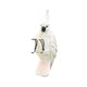 thumbnail image 3 of Estatuilla de resina para pájaros, decoración artística para patio, escultura de animales, figuritas para césped, loros Blanco Cola estatua de loro, 3 of 8