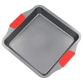 thumbnail image 1 of Baking Pan, Inadhesive   Coating Oven Pan Convenient Practical  for Bakery for Kitchen A 106 Quadrate Baking Pan with Handle, 1 of 8