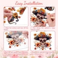 thumbnail image 3 of Rub on Transfer Decal for Furniture Craft Decor 6"x12" 3Pcs Day of the Dead Waterproof UV DTF Transfer Sticker for Dresser Lingerie Chests Drawer Glass Porcelain Wood Plastic Colorful, 3 of 9