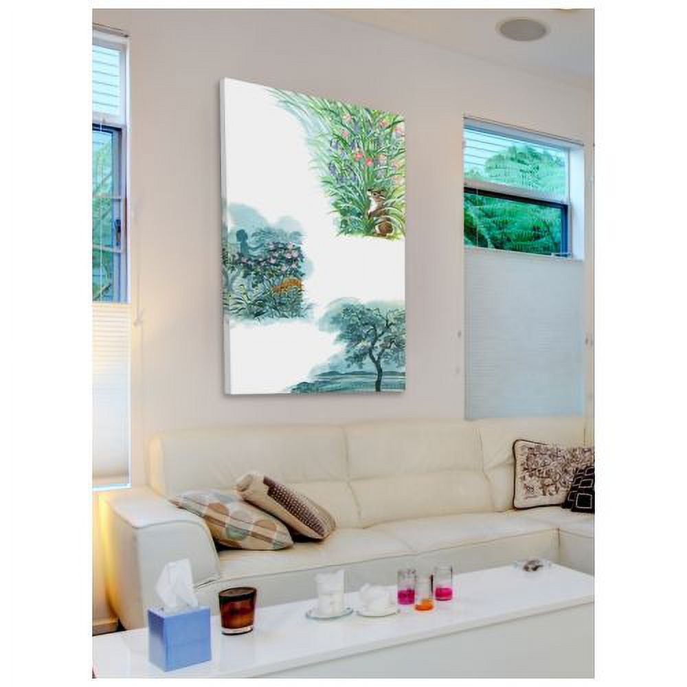 "Nature Secrets" Painting Print on Wrapped Canvas
