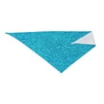 thumbnail image 4 of Bingfone Blue Glitter-Washable Dog Scarf Triangle Adjustable Puppy Bandana Bib Handkerchief For Medium Large Dog Cat, 4 of 9