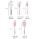 thumbnail image 5 of Juego de utensilios de cocina de 5 piezas, utensilios de cocina de silicona fáciles de limpiar, utensilios de cocina para utensilios de cocina antiadherentes (acero inoxidable rosa), 5 of 5