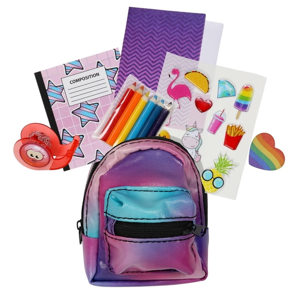 Real Littles - Collectible micro Backpack with 6 stationery
