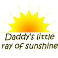 thumbnail image 2 of CafePress - Daddy's Ray Of Sunshine Infant Creeper - Baby Light Bodysuit, Size Newborn - 24 Months, 2 of 4