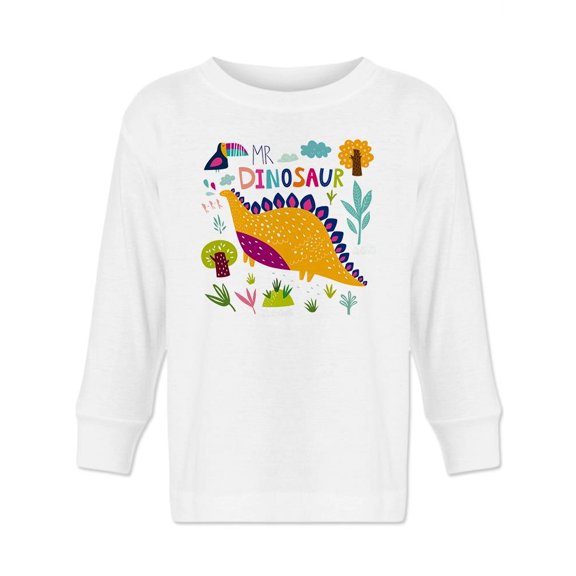 Mr Dinosaur Long Sleeve Toddler -Image by Shutterstock, 2 Toddler