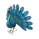 thumbnail image 3 of Esculturas de animales de pavo real esculturas de arte de hierro impermeables para patio interior al aire libre Hugtrwg  Para estrenar, 3 of 5