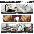 thumbnail image 7 of Vintage Autumn Pumpkin Kitchen Sink Splash Guard 2 Packs Faucet Absorbent Mats Thanksgiving Day Harvest Faucet Handle Drip Catcher Quickly Drying Mat for Kitchen Counter Bathroom, 23.6"x5.5", 7 of 7