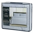 thumbnail image 2 of Chaps 3-Piece Jersey Knit Microfiber Quilt and Sham Set - Solid Coverlet Comforter - Grey - Size Full/Queen, 2 of 5