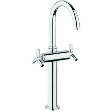 UPC 718426021980 product image for Grohe K21046-18026-000 Atrio Deck Mount Vessel with Handles, Starlight Chrome | upcitemdb.com