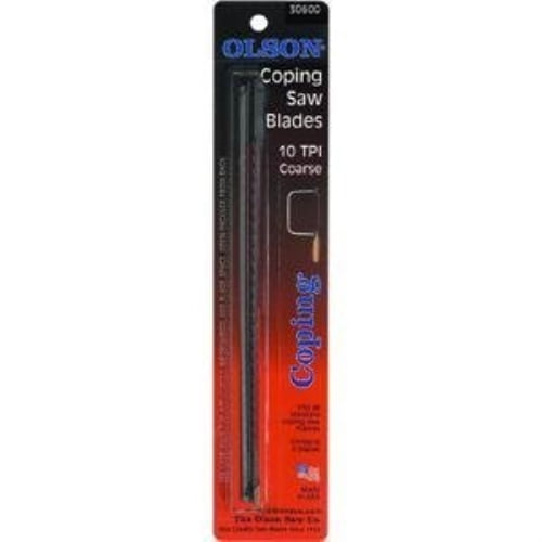 Olson Saw CP30600BL   Coping Saw Blade, 10-TPI
