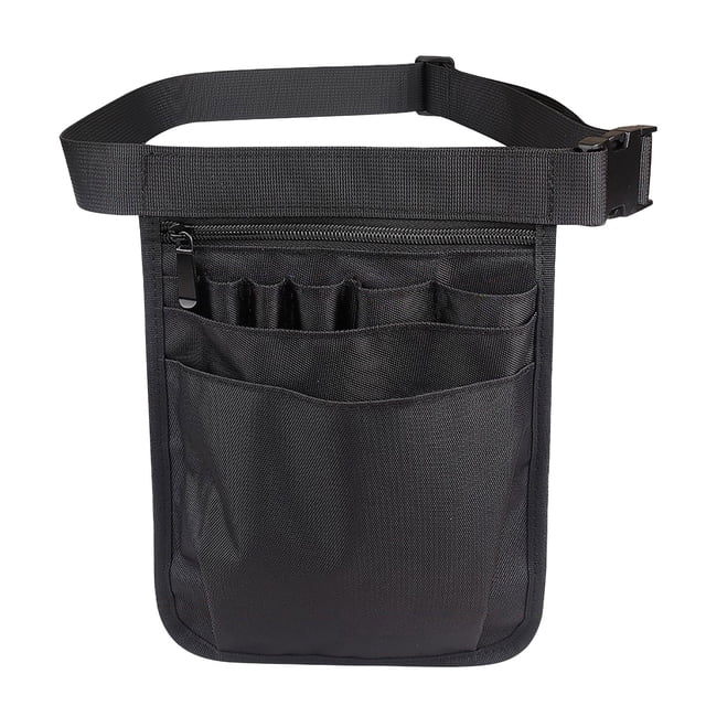 Storage Bag Waist Bag, Multipurpose Zipper Organizer Pouch for Small Items, Soft Compact Utility Belt Pouch for Daily Use, Travel, and Home Organization