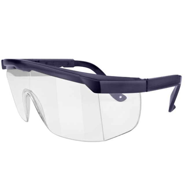 Goggles, Protective Goggles Anti-scratch Coating Shock-proof Clear Lens Transparent With Anti-Fog Goggles For Polishing For Experiment Dark Blue