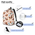 thumbnail image 7 of Wukai Forest Squirrel Nuts Paper Reusable Cosmetic bag,Travel Toiletry Organizer Capacity,Waterproof Puzzle Bags, 7 of 7