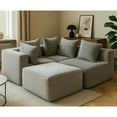 thumbnail image 3 of Spaco L-Shaped Combination Compression Sofa, Compressed Sofa, Magic Cube Sofa for Indoor as Livingroom, Gray, 3 of 18