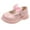 Pink, variant on NOKIO Children'S Princess Dress Shoes Girls' Mary Jane Sandals Girls' Mary Jane Party Shoes Girls Sandals Children Shoes Pearl Bow Tie Princess Shoes Dance Shoes