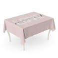 thumbnail image 1 of LADDKE Phrase Lettering Writing Quote Love Yourself Black Text Pink Tablecloth Table Desk Cover Home Party Decor 52x70 inch, 1 of 1