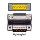 thumbnail image 2 of g1E DB-003-UP DB-15PIN Up 90-Degree Angled Design DSUB D-subminiature p8i 15Pin Male to Female Exten, 2 of 5